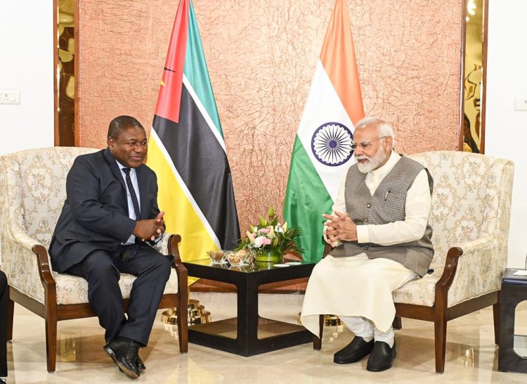 Nyusi promotes investment in Mozambique during India visit, sidesteps Boer Bean controversy