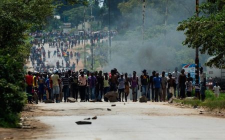 Manifestação no Zimbabué: Veteranos de guerra lideram protestos contra prolongamento do mandato presidencial de Mnangagwa
